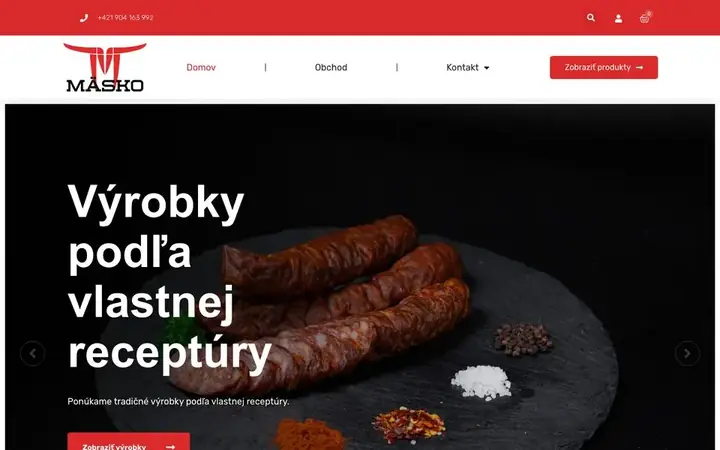 Ukážka webu mas-ko.sk