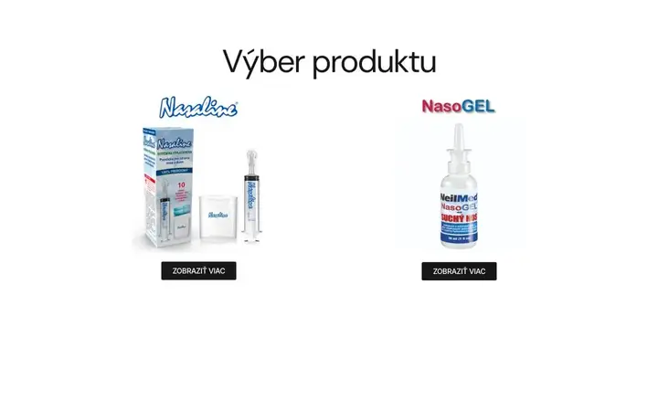 Ukážka webu nasaline.sk