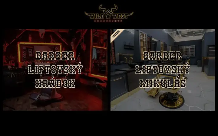 Ukážka webu wildwestbarbershop.sk